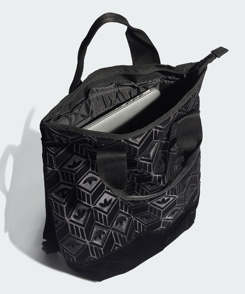 adidas（アディダス）の「バックパック / アディダスオリジナルス（バックパック/リュック・レディース・ブラック/ワインレッド・FREE）」の3枚目の写真