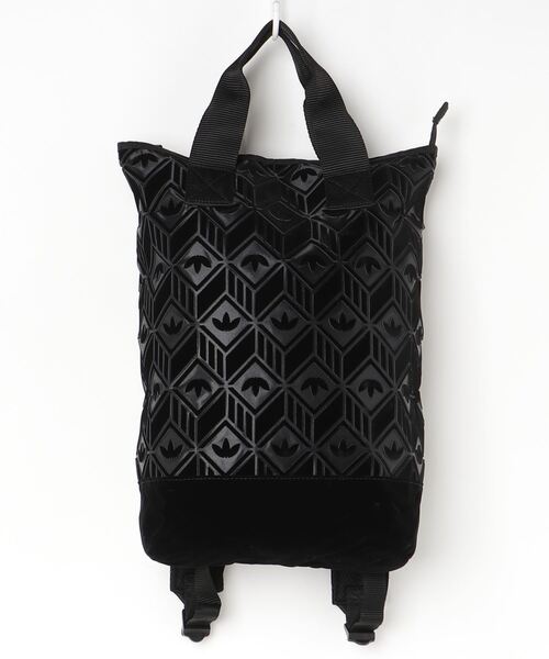 adidas（アディダス）の「バックパック / アディダスオリジナルス（バックパック/リュック・レディース・ブラック/ワインレッド・FREE）」の6枚目の写真