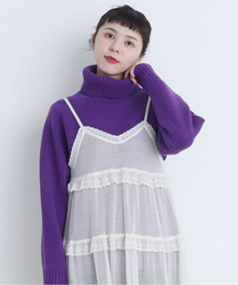 CHILD WOMAN | Extrafine merino wool 5GGタートルネックプルオーバー(ニット/セーター)