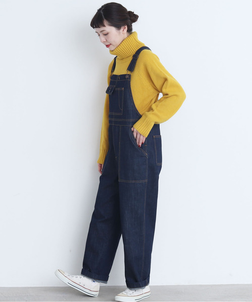 CHILD WOMAN(チャイルドウーマン)の「Extrafine merino wool 5GGタートルネックプルオーバー(ニット/セーター・レディース・パープル/ネイビー/ブラウン/レッド/ピンク/イエロー/グリーン/アイボリー/グリーン系その他/ピンク系その他/サックスブルー・FREE)」の14枚目の写真