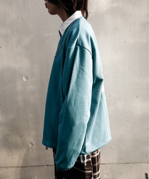HLM(エイチエルエム)の「EMO GRAPHICCREW SWEAT/ビッグシルエット エモ バックプリント クルーネックスウェット トレーナー(スウェット・メンズ・グレー系その他/ホワイト系その他3/ブルー系その他2/グレー系その他3/ライトグレー/ホワイト系その他6/グリーン/グレー系その他2/ホワイト系その他2/グレー系その他5/ブルー系その他/グレー系その他4/ホワイト系その他4/パープル/ホワイト系その他5・FREE)」の18枚目の写真