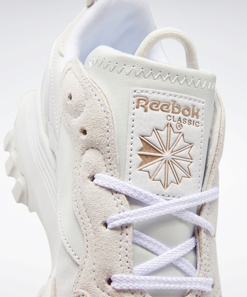 Reebok（リーボック）の「カーディB クラシックレザー / Cardi B Classic Leather（スニーカー・キッズ・ホワイト×ライトグレー/レッド系その他・23.0cm/23.5cm/24.0cm/22.5cm）」の8枚目の写真