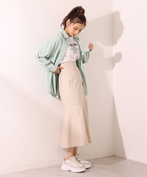 one after another NICE CLAUP(ワンアフターアナザーナイスクラップ)の「ゆるシルエットアソートシャツ(シャツ/ブラウス・レディース・グリーン系その他/ミント/ラベンダー/ブラウン系その他・FREE)」の10枚目の写真