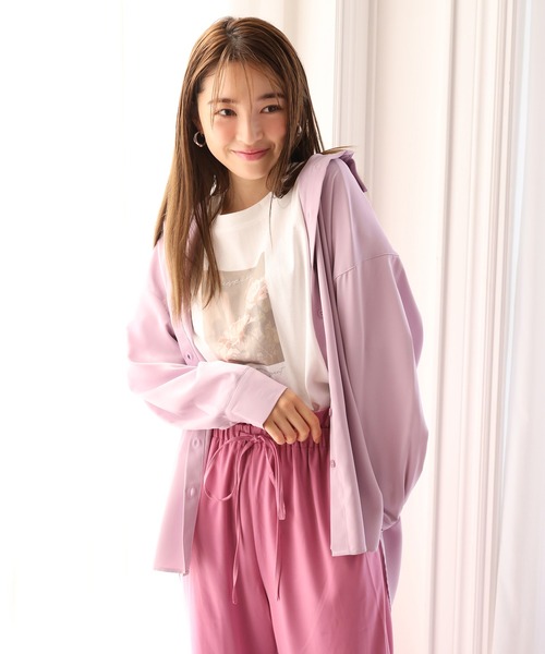 one after another NICE CLAUP(ワンアフターアナザーナイスクラップ)の「ゆるシルエットアソートシャツ(シャツ/ブラウス・レディース・グリーン系その他/ミント/ラベンダー/ブラウン系その他・FREE)」の22枚目の写真