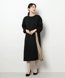 INTERPLANET | アシメプリーツワンピース(ワンピース)