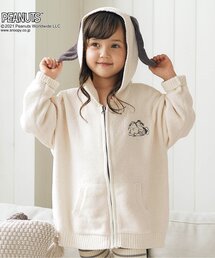 WEB限定 PEANUTS モールニットパーカー