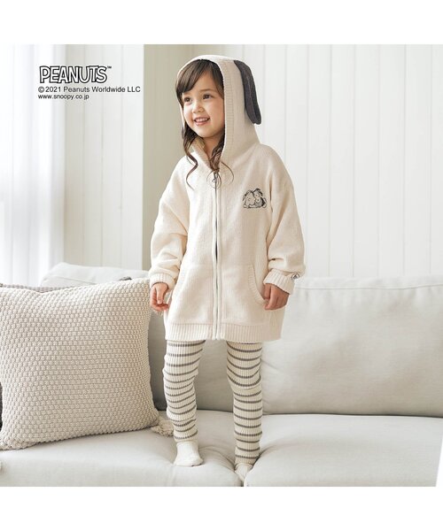 PEANUTS（ピーナッツ）の「WEB限定 PEANUTS モールニットパーカー（パーカー・キッズ・アイボリー・100/90/120/130）」の7枚目の写真