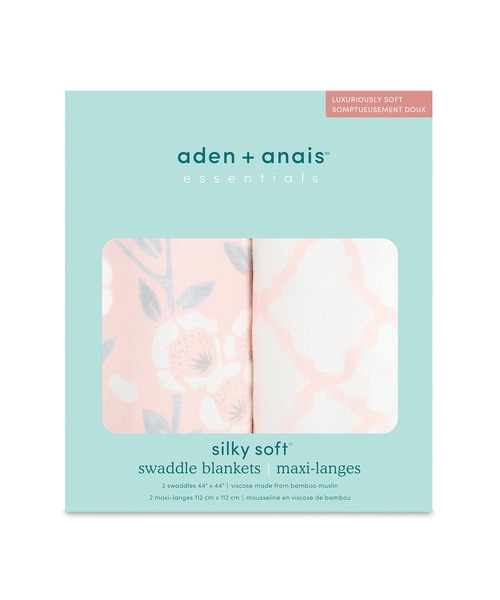 スワドル 2枚入り（おくるみ）｜aden + anais essentials