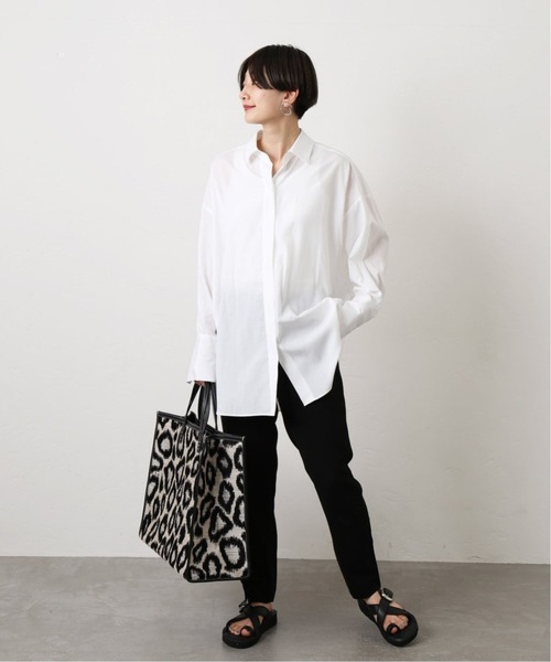 journal standard L'essage（ジャーナルスタンダードレサージュ）の「ダブルクロスジョガーパンツ◆（その他パンツ・レディース・ブラック/ブルー/ピンク系その他/グリーン・FREE）」の11枚目の写真