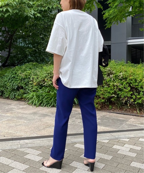 journal standard L'essage（ジャーナルスタンダードレサージュ）の「ダブルクロスジョガーパンツ◆（その他パンツ・レディース・ブラック/ブルー/ピンク系その他/グリーン・FREE）」の21枚目の写真