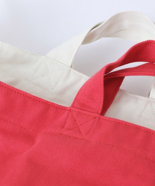 niko and...（ニコアンド）の「【BOKU HA TANOSII（ボクハタノシイ）】コラボ2WAYロゴトートバッグ（トートバッグ・メンズ・レッド/ホワイト/ブラック・FREE）」の13枚目の写真