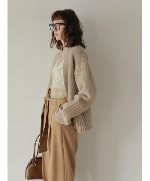 AMAIL（アマイル）の「Ethic bulky cardigan（カーディガン/ボレロ