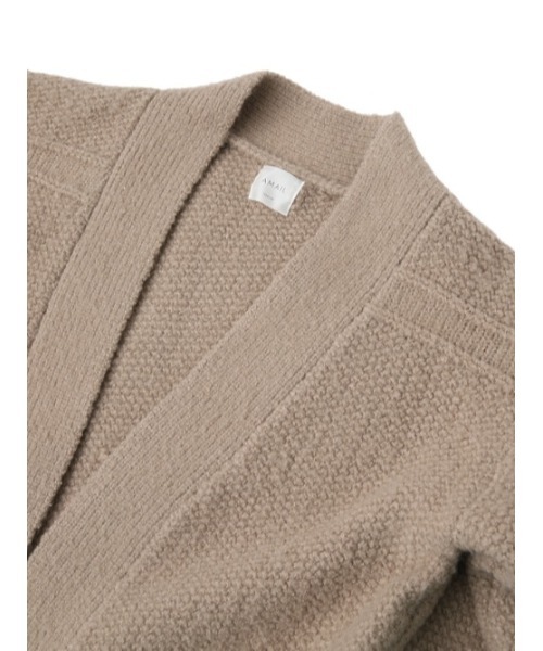 AMAIL(アマイル)の「Ethic bulky cardigan(カーディガン/ボレロ・レディース・ベージュ/ピンク/ブルー・FREE)」の17枚目の写真