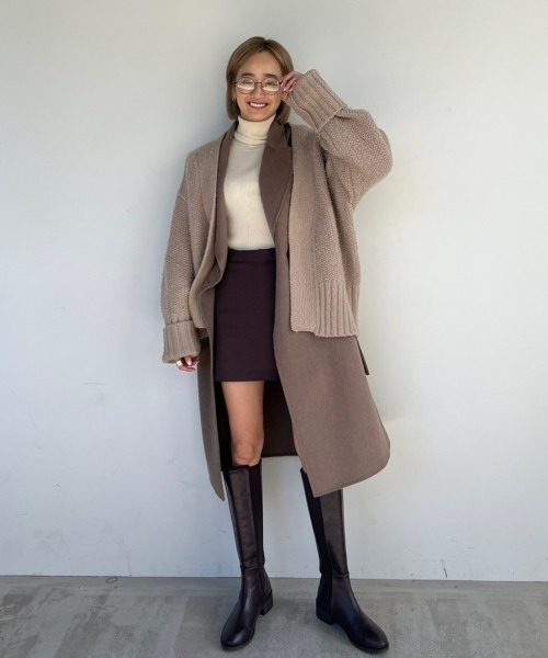 AMAIL（アマイル）の「Ethic bulky cardigan（カーディガン/ボレロ