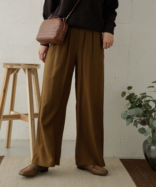 URBAN RESEARCH DOORS（アーバンリサーチドアーズ）の「ワッシャー加工イージーパンツ（その他パンツ・レディース・ネイビー/イエロー系その他・ONE）」の19枚目の写真