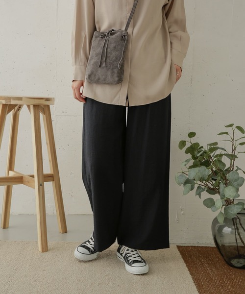 URBAN RESEARCH DOORS（アーバンリサーチドアーズ）の「ワッシャー加工イージーパンツ（その他パンツ・レディース・ネイビー/イエロー系その他・ONE）」の13枚目の写真