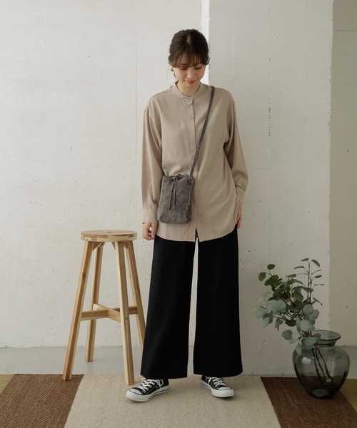 URBAN RESEARCH DOORS（アーバンリサーチドアーズ）の「ワッシャー加工イージーパンツ（その他パンツ・レディース・ネイビー/イエロー系その他・ONE）」の9枚目の写真