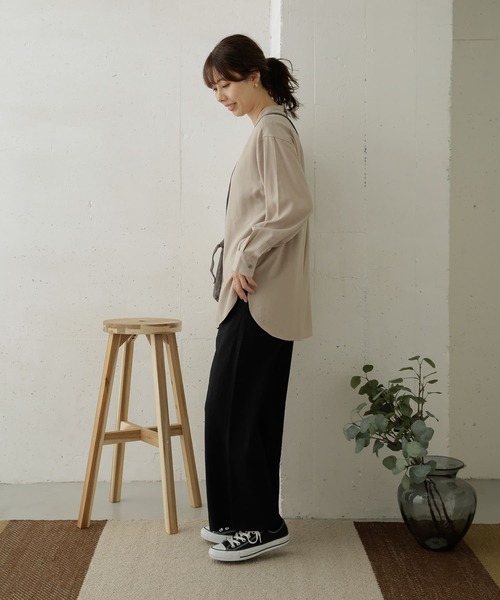 URBAN RESEARCH DOORS（アーバンリサーチドアーズ）の「ワッシャー加工イージーパンツ（その他パンツ・レディース・ネイビー/イエロー系その他・ONE）」の5枚目の写真