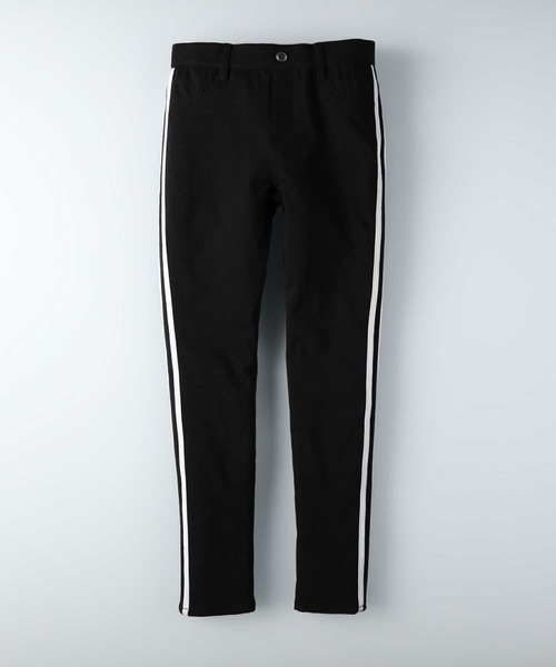 HONEYSUCKLE ROSE（ハニーサックルローズ）の「【HONEYSUCKLE ROSE】楽伸び起毛レギンススキニーパンツ（その他パンツ・レディース・ブラック/ブラック×ホワイト/ライトインディゴブルー・S/M/L/XL/XS）」の3枚目の写真