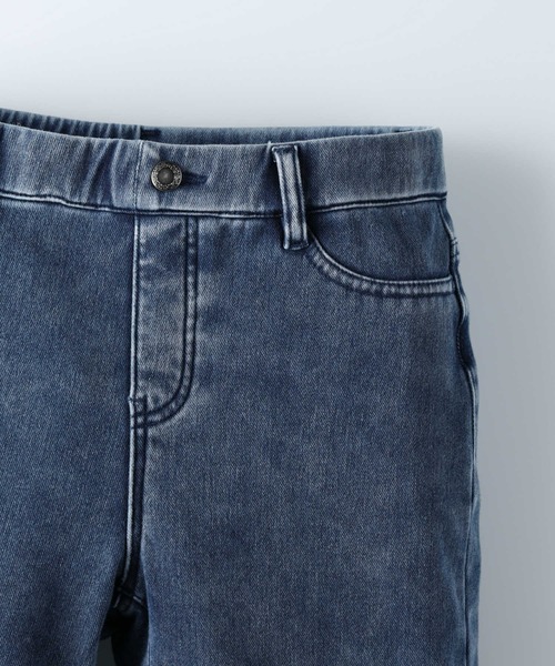 HONEYSUCKLE ROSE（ハニーサックルローズ）の「【HONEYSUCKLE ROSE】楽伸び起毛レギンススキニーパンツ（その他パンツ・レディース・ブラック/ブラック×ホワイト/ライトインディゴブルー・S/M/L/XL/XS）」の7枚目の写真