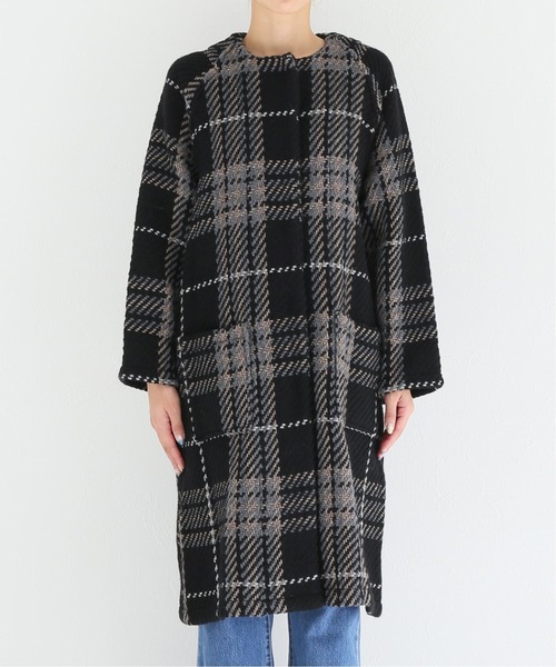 John branigan(ジョンブラニガン)の「■■■《別注》【john branigan/ジョンブラニガン】ノーカラーコート◆(ノーカラーコート・レディース・グレー/カーキ・FREE)」の10枚目の写真