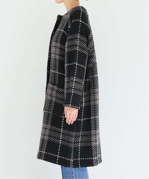 John branigan(ジョンブラニガン)の「■■■《別注》【john branigan/ジョンブラニガン】ノーカラーコート◆(ノーカラーコート・レディース・グレー/カーキ・FREE)」の8枚目の写真