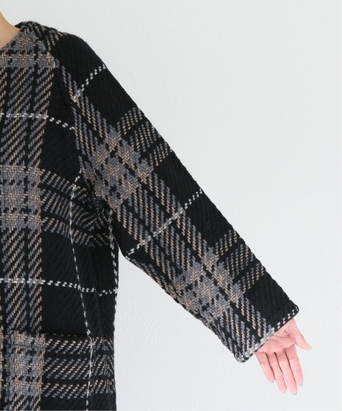 John branigan(ジョンブラニガン)の「■■■《別注》【john branigan/ジョンブラニガン】ノーカラーコート◆(ノーカラーコート・レディース・グレー/カーキ・FREE)」の21枚目の写真