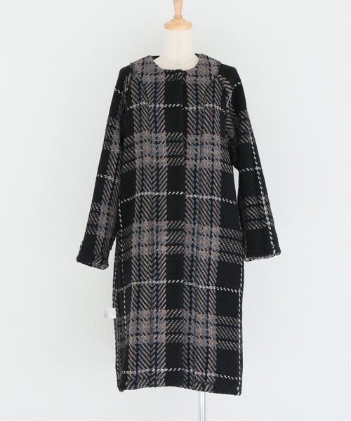 John branigan(ジョンブラニガン)の「■■■《別注》【john branigan/ジョンブラニガン】ノーカラーコート◆(ノーカラーコート・レディース・グレー/カーキ・FREE)」の19枚目の写真