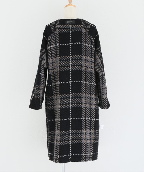 John branigan(ジョンブラニガン)の「■■■《別注》【john branigan/ジョンブラニガン】ノーカラーコート◆(ノーカラーコート・レディース・グレー/カーキ・FREE)」の7枚目の写真