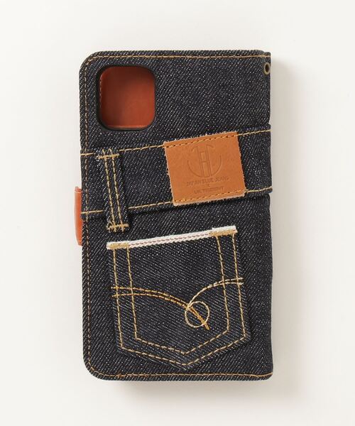 JAPAN BLUE JEANS(ジャパンブルージーンズ)の「デニムスマートフォンケース(iPhone11対応)(スマホケース/カバー・メンズ・インディゴブルー・FREE)」の12枚目の写真