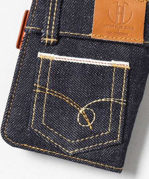 JAPAN BLUE JEANS(ジャパンブルージーンズ)の「デニムスマートフォンケース(iPhone11対応)(スマホケース/カバー・メンズ・インディゴブルー・FREE)」の9枚目の写真