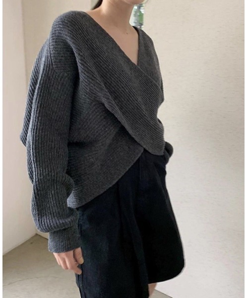 FRP（エフアールピー）の「プルオーバーセーター（ニット/セーター・レディース・ベージュ/ホワイト/グレー/ブラック・FREE）」の11枚目の写真