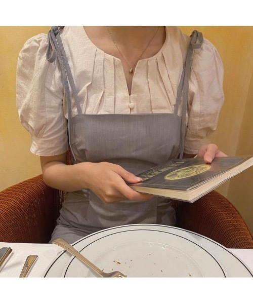 mood for a day（ムードフォーアデイ）の「pure slim onepiece  / ピュアスリムワンピース（ワンピース・レディース・グレー/ブラック・FREE）」の19枚目の写真