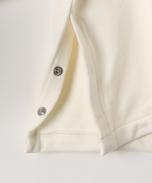 JEANASIS（ジーナシス）の「【KIDS】スソドロストフーディ/257836（パーカー・キッズ・ブラック/グレー/オフホワイト・120/140）」の4枚目の写真