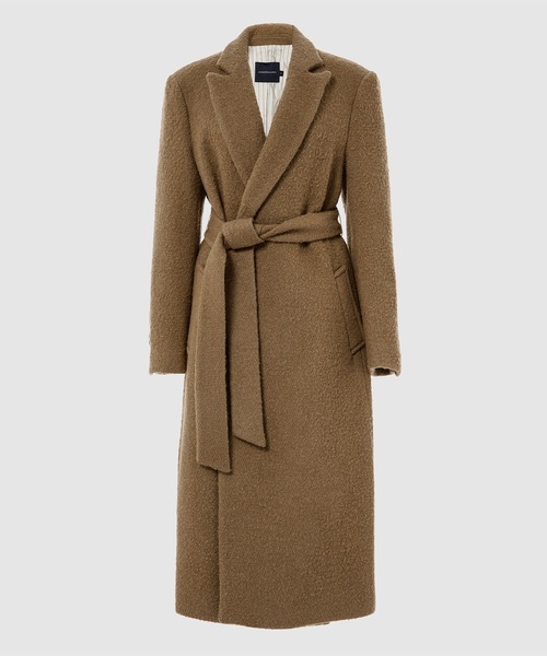 KINDER SALMON（キンダー サルモン）の「Angora Belted Coat（その他