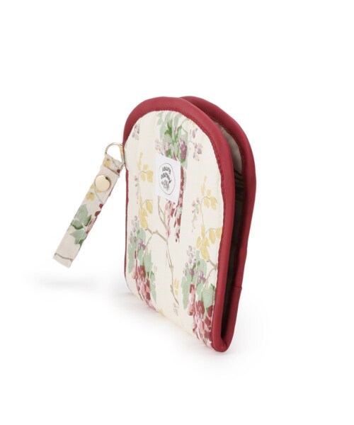 LAURA ASHLEY(ローラアシュレイ)の「ウィステリア柄 マスクケース(マスク・レディース・ライトパープル/ワイン系・00)」の4枚目の写真