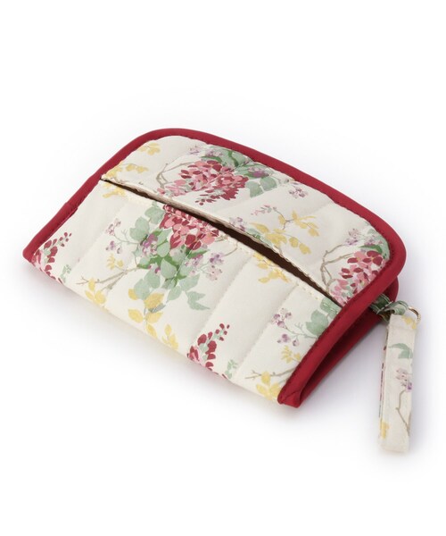 LAURA ASHLEY(ローラアシュレイ)の「ウィステリア柄 マスクケース(マスク・レディース・ライトパープル/ワイン系・00)」の5枚目の写真