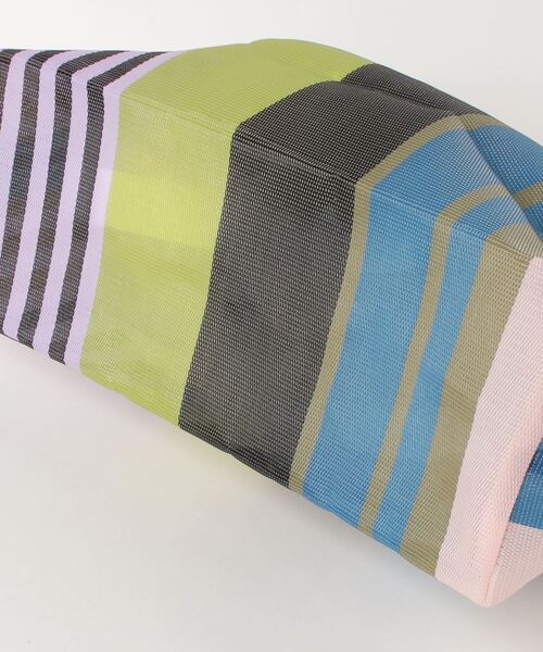 MARNI MARKET(マルニマーケット)の「ストライプバッグ ミニ(トートバッグ・レディース・グリーン・FREE)」の6枚目の写真