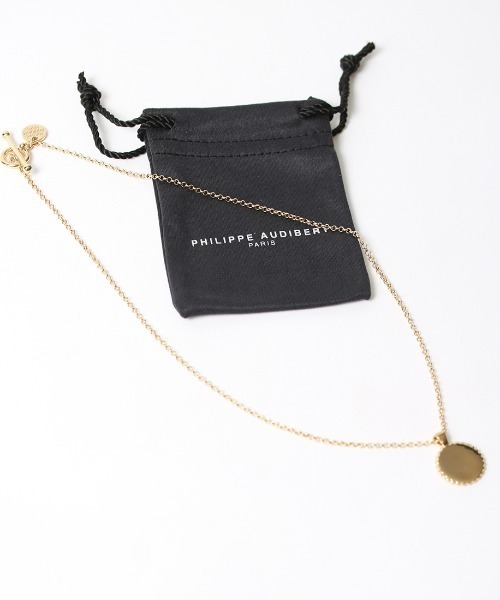 PHILIPPE AUDIBERT（フィリップ オーディベール）の「[PHILIPPE AUDIBERT/フィリップ オーディベール] COLLIER SID LAITON PM ゴールドコイン チェーンネックレス（ネックレス・レディース・ゴールド・ONE SIZE）」の8枚目の写真