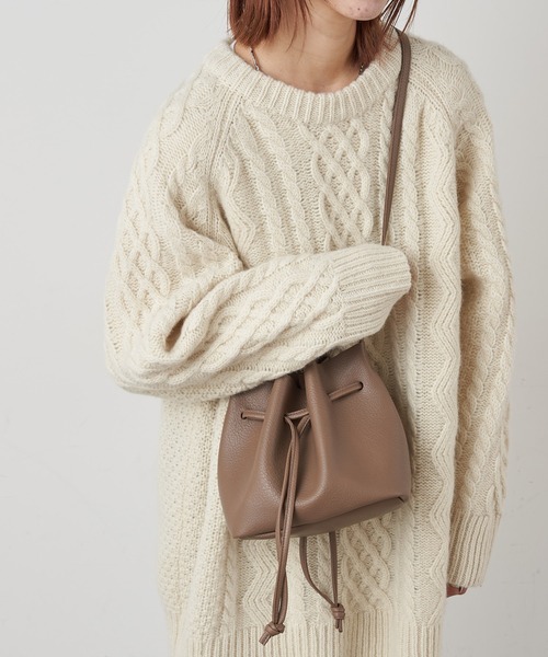 CIAOPANIC TYPY（チャオパニックティピー）の「合皮ポーチタックショルダー（ショルダーバッグ・レディース・ホワイト/ブラック/グレイッシュベージュ・ONE SIZE）」の6枚目の写真