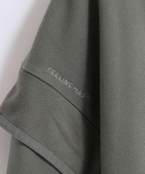 FEELING MADE（フィーリングメイド）の「FEELING MADE ストレッチマイクロフリース ショルダーコンシャス プルオーバー（Tシャツ/カットソー・レディース・ブラック/オリーブ/ナチュラル・FREE）」の21枚目の写真