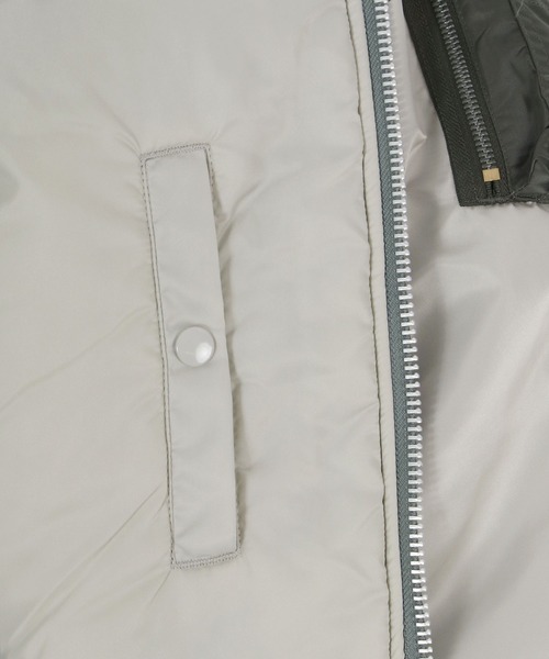 Alpha Industries(アルファインダストリーズ)の「ALPHA/アルファ MA-1 COLOR BLOCKED(MA-1・メンズ・ブラック/グレー・M/XL/L)」の12枚目の写真