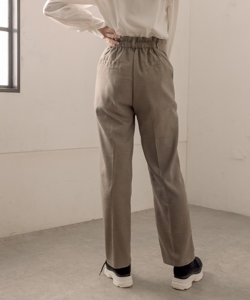 OLIVE des OLIVE(オリーブデオリーブ)の「ショコラスラックスパンツ(スラックス・レディース・ライトグレー/ダークベージュ/グリーン・SMALL/MEDIUM)」の8枚目の写真