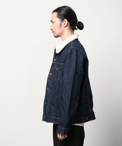 Levi's(リーバイス)の「Levi's/リーバイス TYPE 3 シェルパ デニムジャケット ROCKRIDGE(デニムジャケット・メンズ・インディゴブルー・S/M/L/XL)」の2枚目の写真