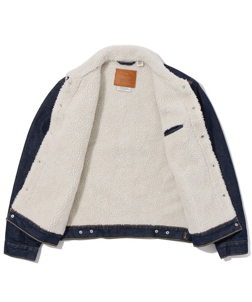 Levi's(リーバイス)の「Levi's/リーバイス TYPE 3 シェルパ デニムジャケット ROCKRIDGE(デニムジャケット・メンズ・インディゴブルー・S/M/L/XL)」の9枚目の写真