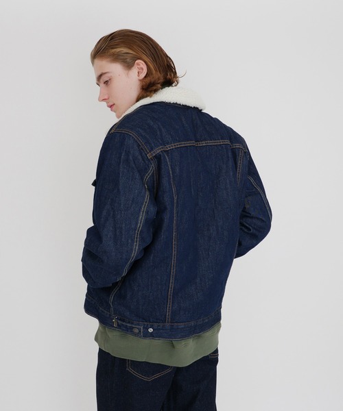 Levi's(リーバイス)の「Levi's/リーバイス TYPE 3 シェルパ デニムジャケット ROCKRIDGE(デニムジャケット・メンズ・インディゴブルー・S/M/L/XL)」の13枚目の写真