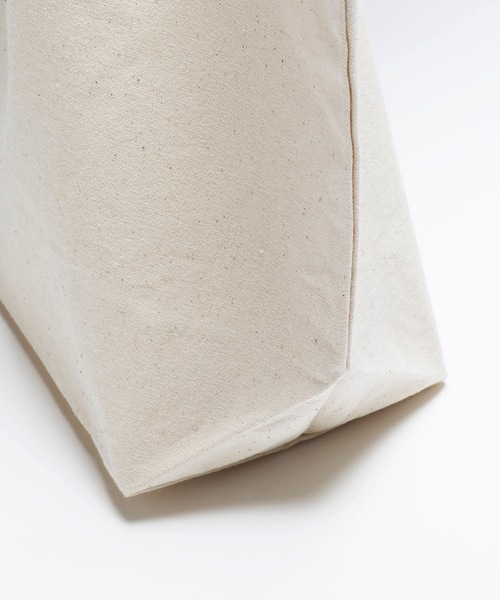 DOUBLE CHEESEBURGER（ダブルチーズバーガー）の「ダブルチーズバーガー トートバッグ -Cheese- / DOUBLE CHEESEBURGER Tote Bag -Cheese-（トートバッグ・メンズ・アイボリー/ブラック・FREE）」の5枚目の写真