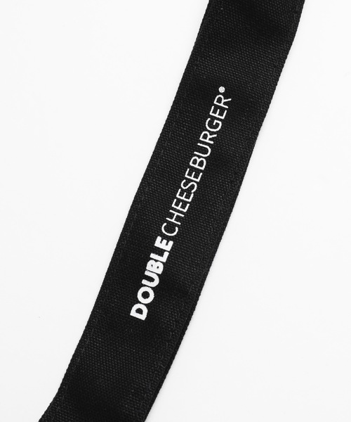 DOUBLE CHEESEBURGER（ダブルチーズバーガー）の「ダブルチーズバーガー トートバッグ -Cheese- / DOUBLE CHEESEBURGER Tote Bag -Cheese-（トートバッグ・メンズ・アイボリー/ブラック・FREE）」の6枚目の写真