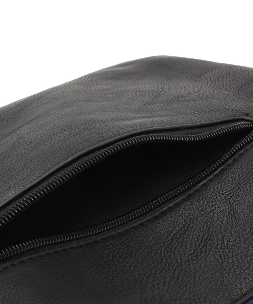 VENCEEXCHANGE(ヴァンスエクスチェンジ)の「フェイクレザーバイカラークラッチBAG (クラッチバッグ・メンズ・グレー/スカイブルー・FREE)」の4枚目の写真