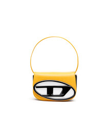 DIESEL | レディース ラウンドDロゴ カラーブロック レザー クロスボディバッグ(ショルダーバッグ)